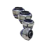 CONECTOR ALUMINIO 3/4 RE P/FLEXIBLE NEGRO
