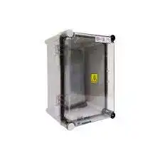 CAJA CONEXION POLICARBONATO 180X135X130 MM PUERTA TRANSPARE TE IP65