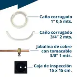 *KIT VENTA WEB * BAJADA DE LUZ PILAR HOMOLOGADO MONOFASICO * SUPER COMPLETO*
