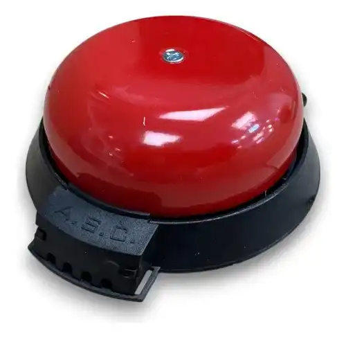 CAMPANA ALARMA TIPO MARINERA DIAM 15CM 220VCA ROJO