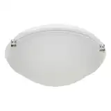 APLIQUE DIFUSOR LENTEJA 1 LUZ BASE CHAPA BLANCO.