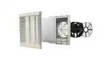 KIT DE VENTILACION DE ENTRADA C/FORZADOR 4" 148X170 MM BEIGE