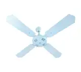 VENTILADOR 4 PALAS MADERA  LAQUEADO BLANCO