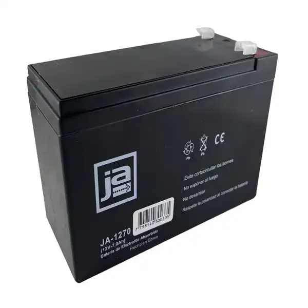 BATERIA ELECTROLITICO ABSORBIDO 12V 7AH