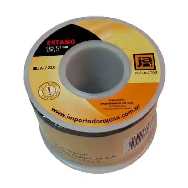 ESTAÑO EN ROLLO 60/40 2MM 250GR
