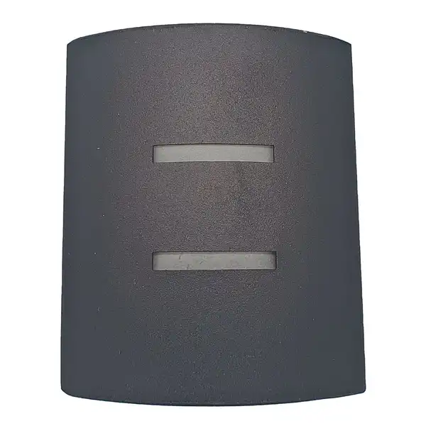 APLIQUE UNIDIRECCIONAL 1L GU10 VIDRIO PLANO 2 EFECTOS