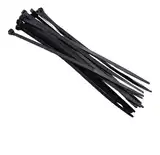 PRECINTOS 4.8X300MM X100U T12 NEGRO