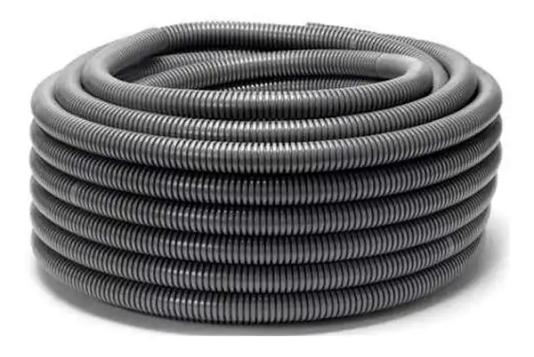 CAÑO CORRUGADO 2 GRIS CONCRET  SEMIPESADO  X 25 MTS