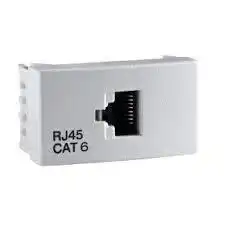 BASE TOMA COMPUTACION RJ45 BLANCO