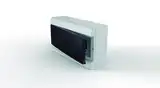 GABINETE DIN 16 POLOS PVC EXTERIOR GRIS PUERTA FUME