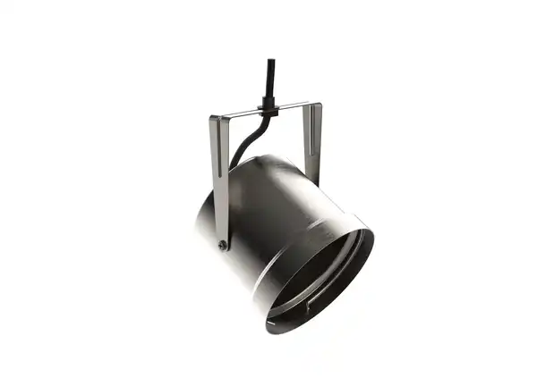 CABEZAL 1L AR111 LED ACERO
