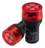 ZUMBADOR 22 MM COLOR ROJO 24VCA/CC