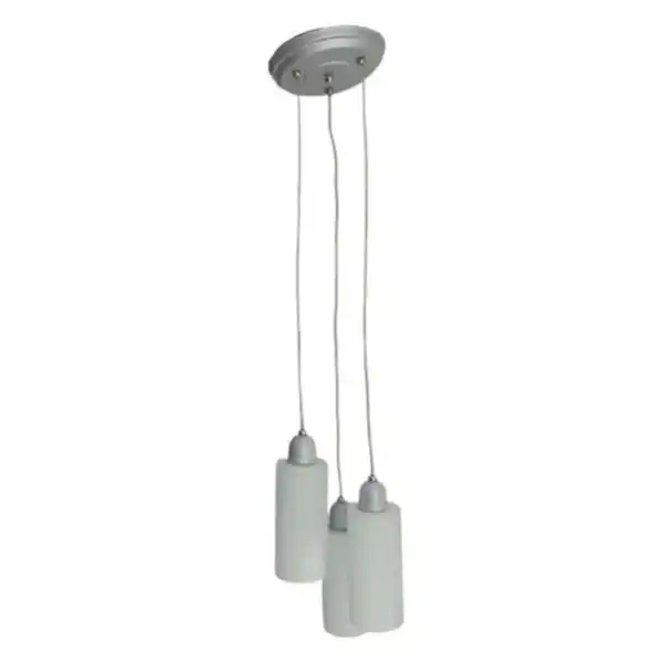 COLGANTE DESNIVEL 3 LUCES GRIS CD311 FERROLUX
