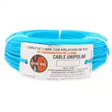 CABLE UNIPOLAR 2.50 MM2 CELESTE X 100 MTS