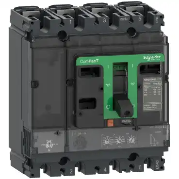 INTERRUPTOR AUTOMATICO 3 X 160A 36KA TMD160 4P4R