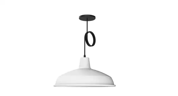 COLGANTE 1L E27 ALUMUNIO BLANCO