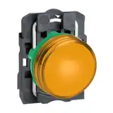 SEÑAL LUMINOSA PLASTICA LED AMBAR 220 VCA VDC