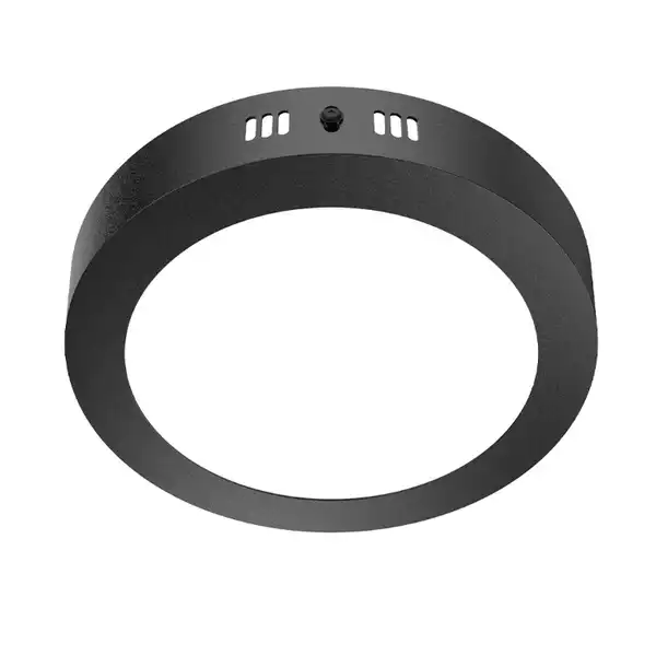PLAFON LED 12W 830 CALIDO REDONDO NEGRO