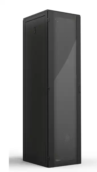 RACK 19P 45U X 800 MM C/VISOR NEGRO