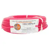 CABLE UNIPOLAR 1.50 MM2 ROJO X 100 MTS