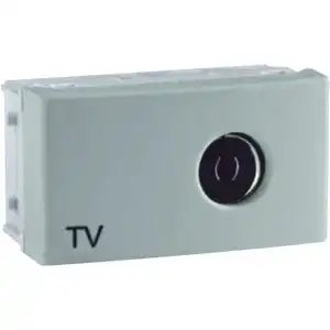BASE TOMA TV NORMAL BLANCO