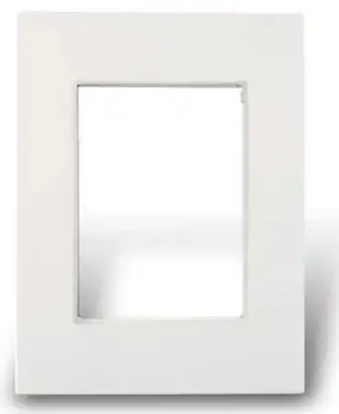 BAUHAUS TAPA Y DISTANCIADOR 4 MODULOS BLANCO