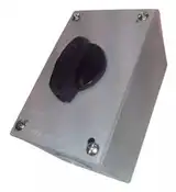 INTERRUPTOR LLAVE P/ CORTINA ELEC.16A - 220V ALUMINIO