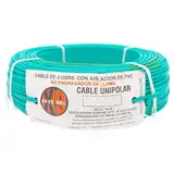 CABLE UNIPOLAR 4.00 MM2 BICOLOR X 100 MTS