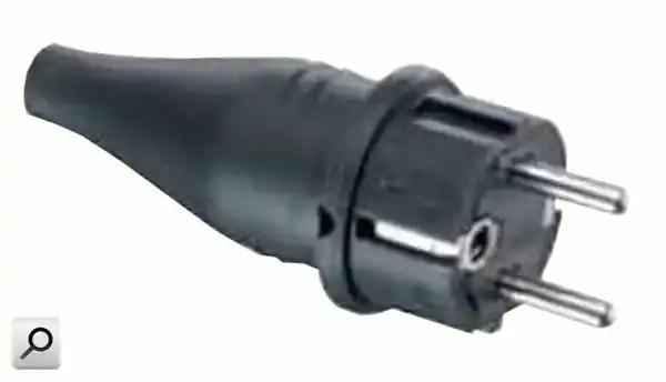 FICHA SCHUKO GOMA PIN 4.8MM