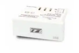 CAMBRE CARGADOR USB 220V BLANCO