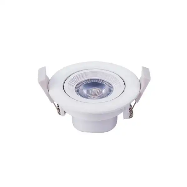 EMBUTIDO LED 7W 860  FRIO REDONDO MOVIL C/LAMPARA