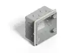 CAJA PVC CUADRADA 100X100MM C/OREJA PLASTICA