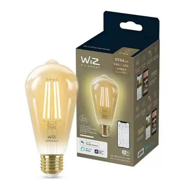 LAMPARA LED E27 6.9W ST64 WIFI 827 865