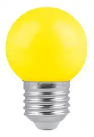 LAMPARA LED E27 1 W GOTA AMARILLA