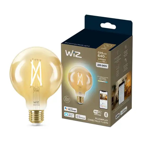LAMPARA LED E27 6.9W G95 WIFI 827 865
