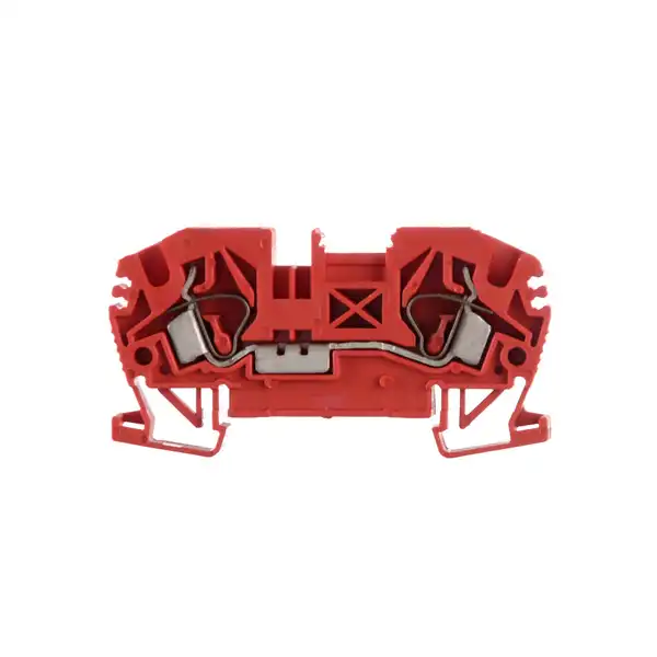 BKF BORNE A RESORTE 4.0 MM2  ROJO