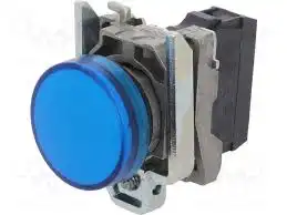 SEÑAL LUMINOSA METALICA LED AZUL 230VCA