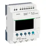 ZELIO LOGIC 8E/4S RELE ALIM.24VCA C/RELOJ LD SR2B121B