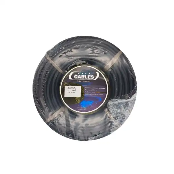 CABLE TALLER 2X1.00 MM2 X 100 MTS