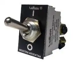 INTERRUPTOR 2 X 10A 0-1  PALANCA METAL BORNE TORNI          LLO