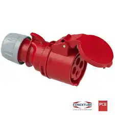 TOMA ACOPLE INDUSTRIAL 16A 3P+T IP44