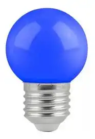 LAMPARA LED E27 1 W  GOTA AZUL