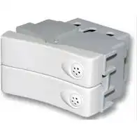 VERONA INTERRUPTOR 2 1/2 MODULO EN 1 BLANCO