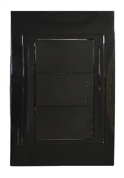 BASE LLAVE ARMADA 1 PUNTO NEGRO TAPA NEGRO