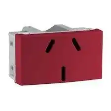 BASE TOMA P/TENSION ESTABILIZADA 10A ROJO WDA104044