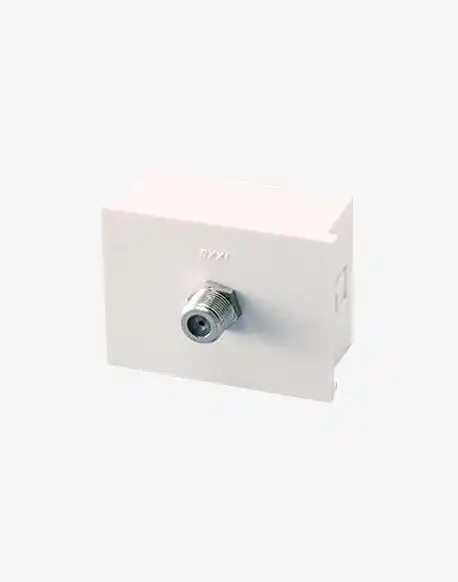 CAMBRE TOMA TV  CABLE, UNIVERSAL CON ROSCA BLANCO