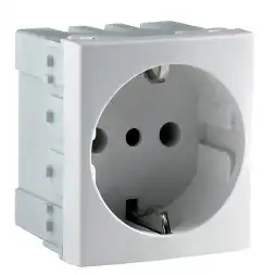 RODA TOMA SCHUCKO 16A 250V BLANCO