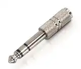 CONECTOR 6.5 ESTEREO METAL C/RES 7 MM