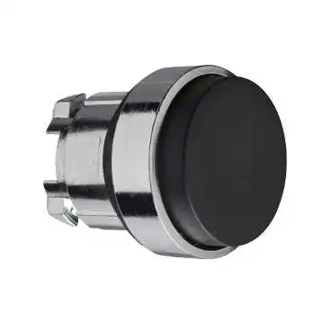 CABEZAL METALICO PULSADOR SALIENTE NEGRO