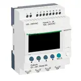 ZELIO LOGIC 12E/S ALIM 100/240VCA C/RELOJ-PANTALLA